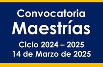 Convocatoria Maestrías